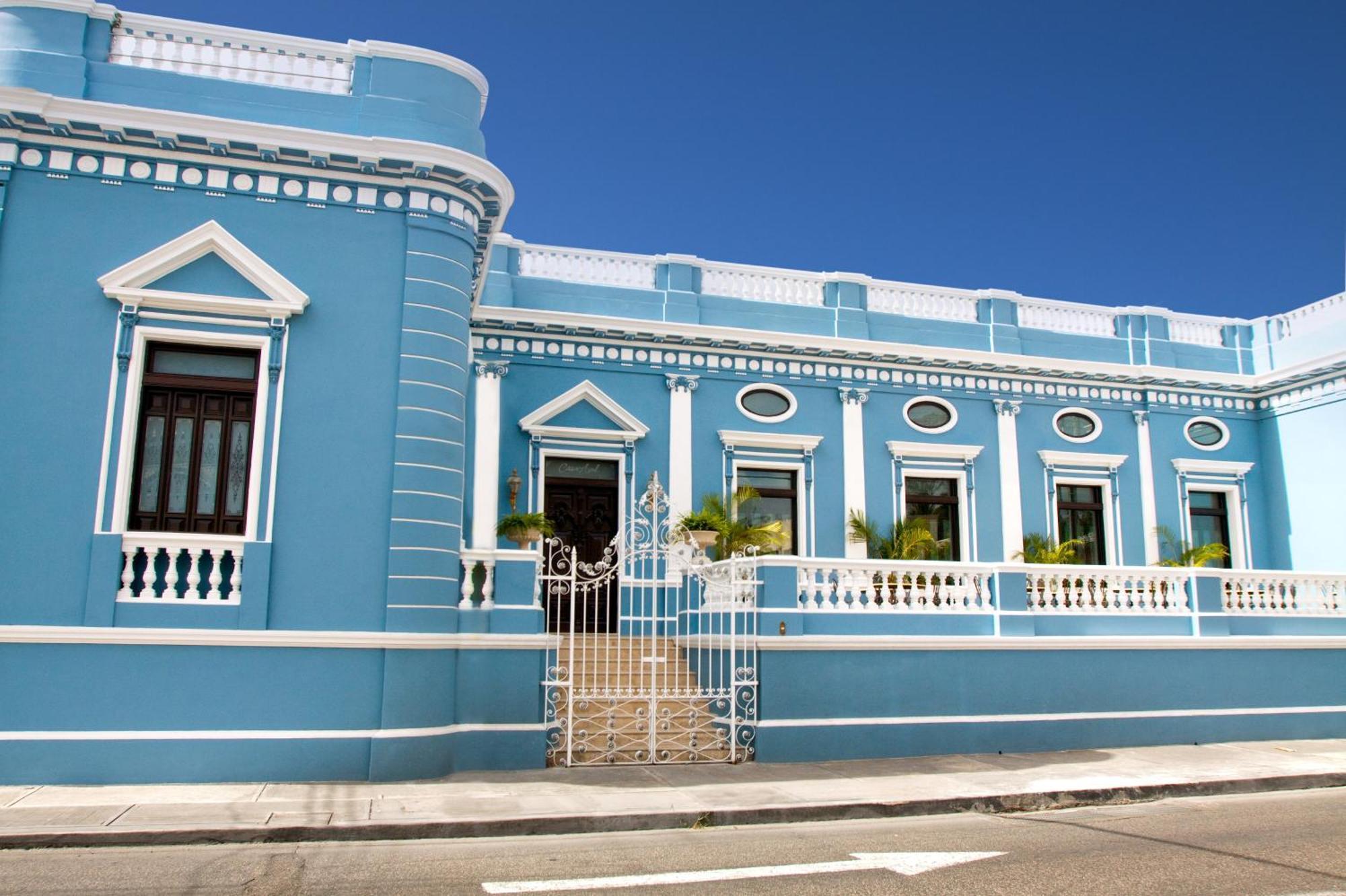 فندق ميريدافي  Casa Azul Monumento Historico المظهر الخارجي الصورة